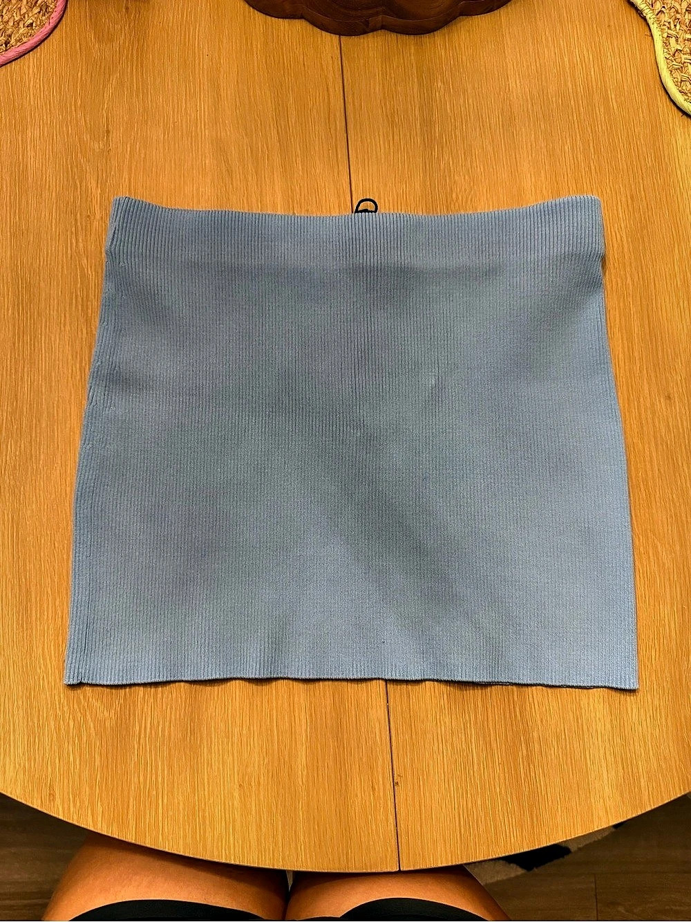 Zara Women's Mini Skirt in Blue Size Medium Like New